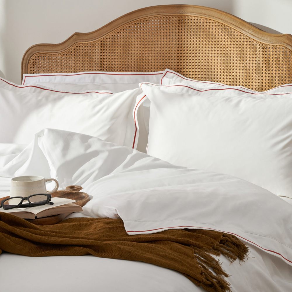 Kensington Ladder Stitch Pillowcase Pair